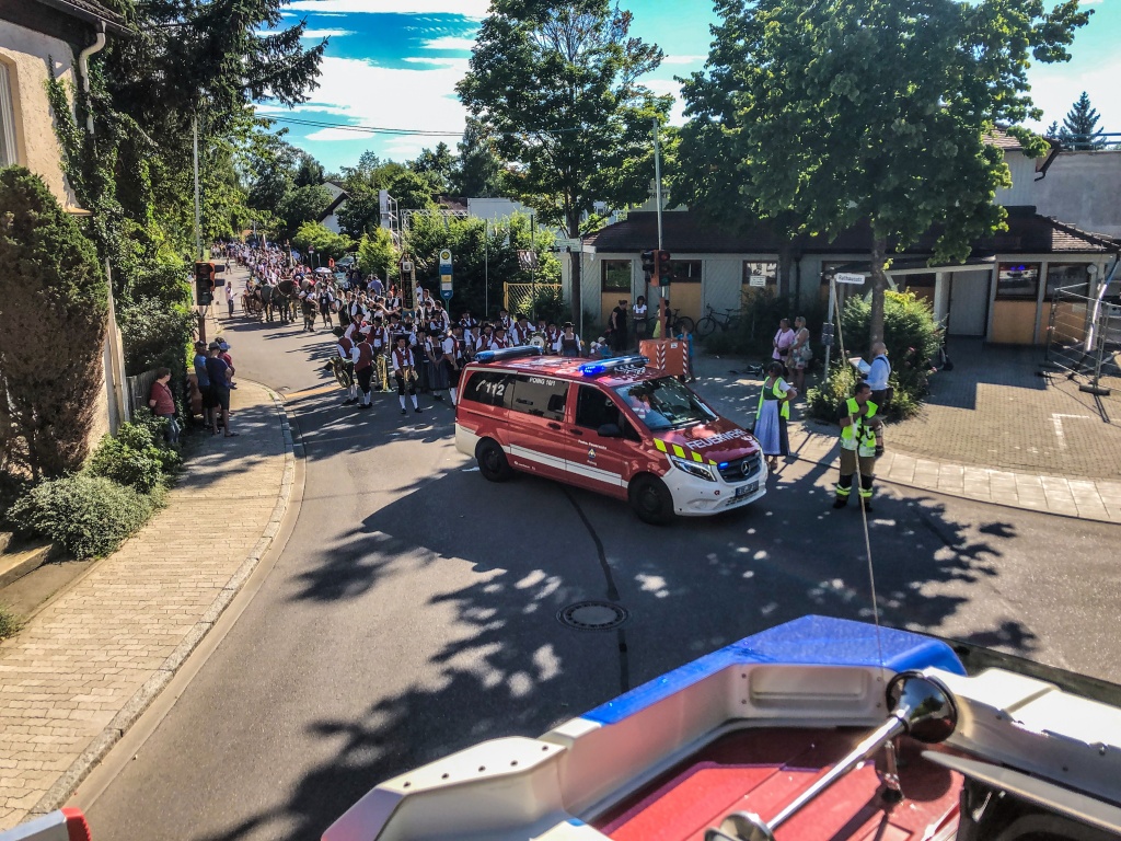 Absicherung Volksfesteinzug 2019 10/1 40/1